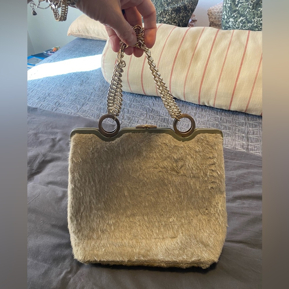 Amazing Vintage Calf hair bag